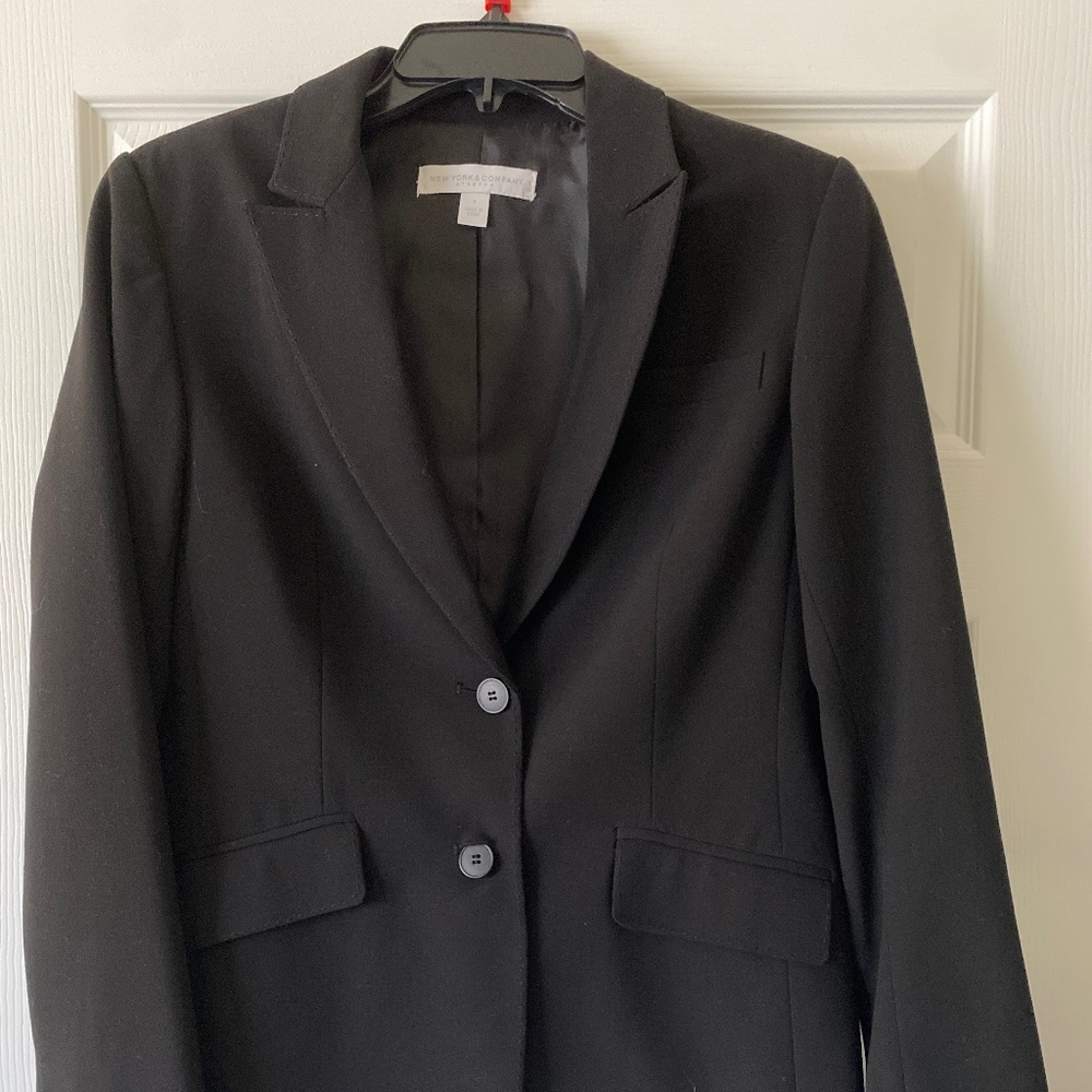 Black New York & Company suit jacket
